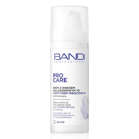 Bandi Professional Pro Care, anti-verouderingscrème met 7D hyaluronzuur en koperpeptide, 50 ml