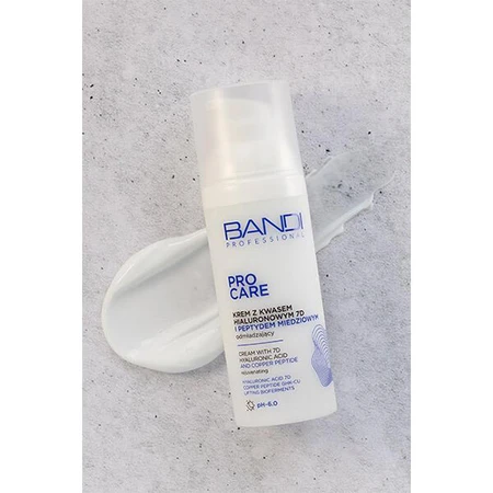 Bandi Professional Pro Care, anti-verouderingscrème met 7D hyaluronzuur en koperpeptide, 50 ml