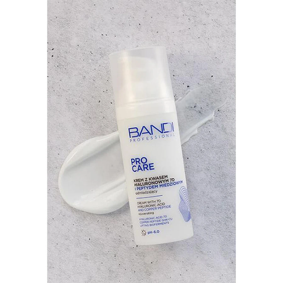 Bandi Professional Pro Care, anti-verouderingscrème met 7D hyaluronzuur en koperpeptide, 50 ml