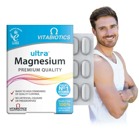 Vitabiotics Ultra Magnesium 375 mg, 60 Tabletten