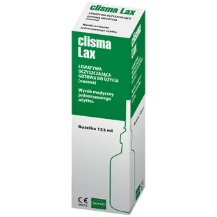 Clisma Lax, enema de limpieza, frasco, 133 ml