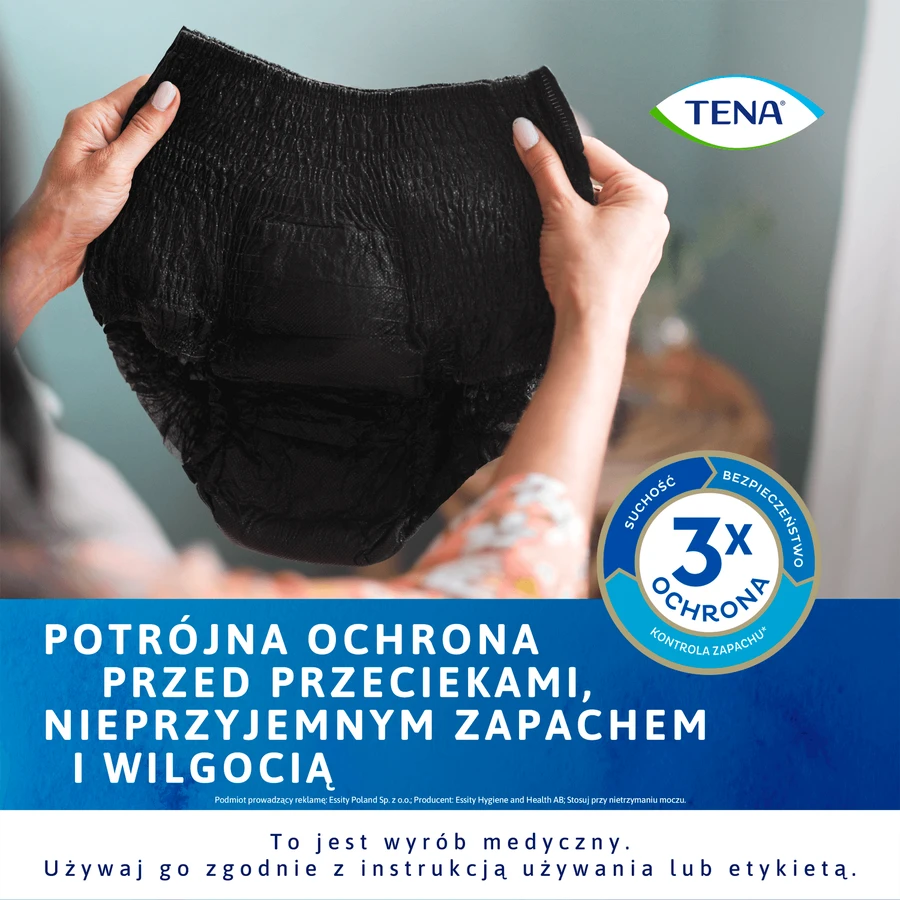 Tena Lady Pants Noir, absorbent panties, size L, 95-130 cm, Plus, 30 pieces