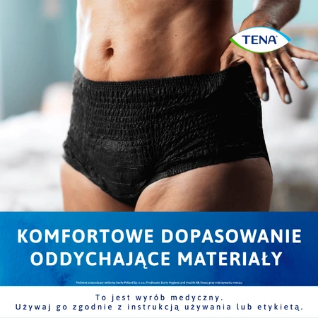 Tena Lady Pants Noir, absorbent panties, size L, 95-130 cm, Plus, 30 pieces