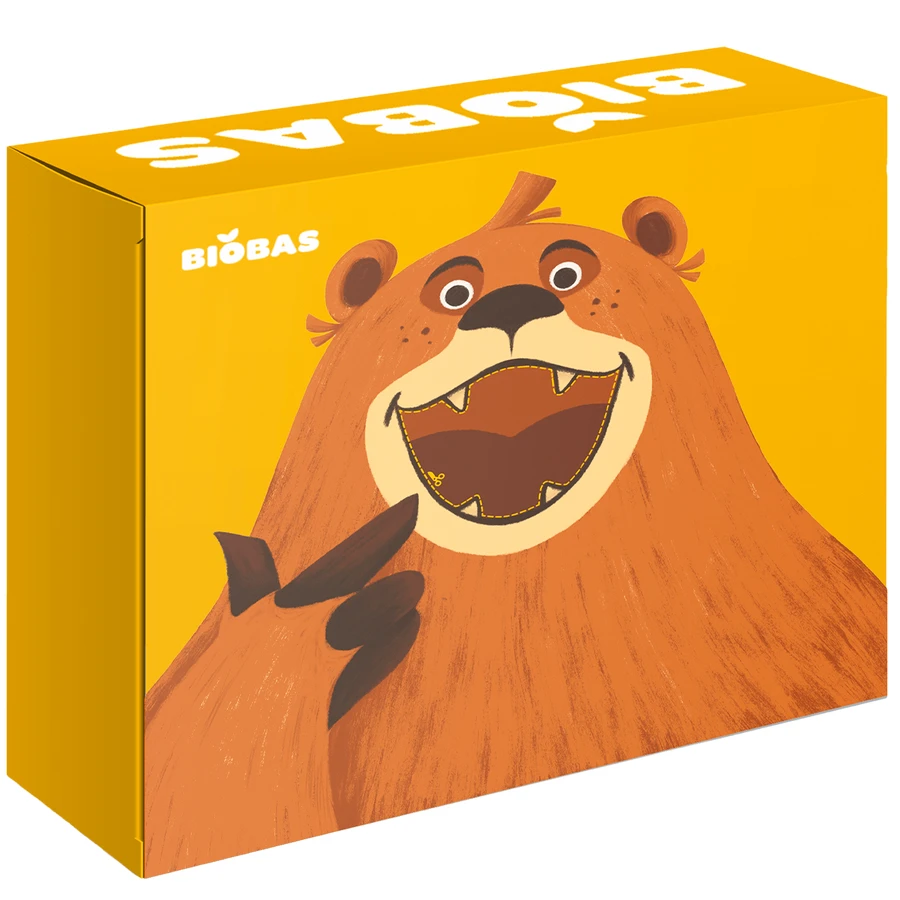 BioBas Bio pap set, rijst, spelt, gierst, griesmeel, havermout, met kleurboek en stickers, geen suiker toegevoegd, vanaf 6 maanden, 6 x 200 g