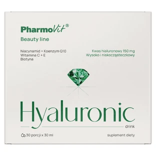 PharmoVit Hyaluronic drink Beauty line, 30 ml x 30 sztuk