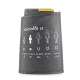 Microlife, manchet voor bloeddrukmeters serie 3G, 4G, 5G, grijs, maat M, 22-32 cm, 1 stuk