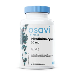 Osavi Vital Pikolinian Cynku 50 mg, 120 kapsułek wegańskich