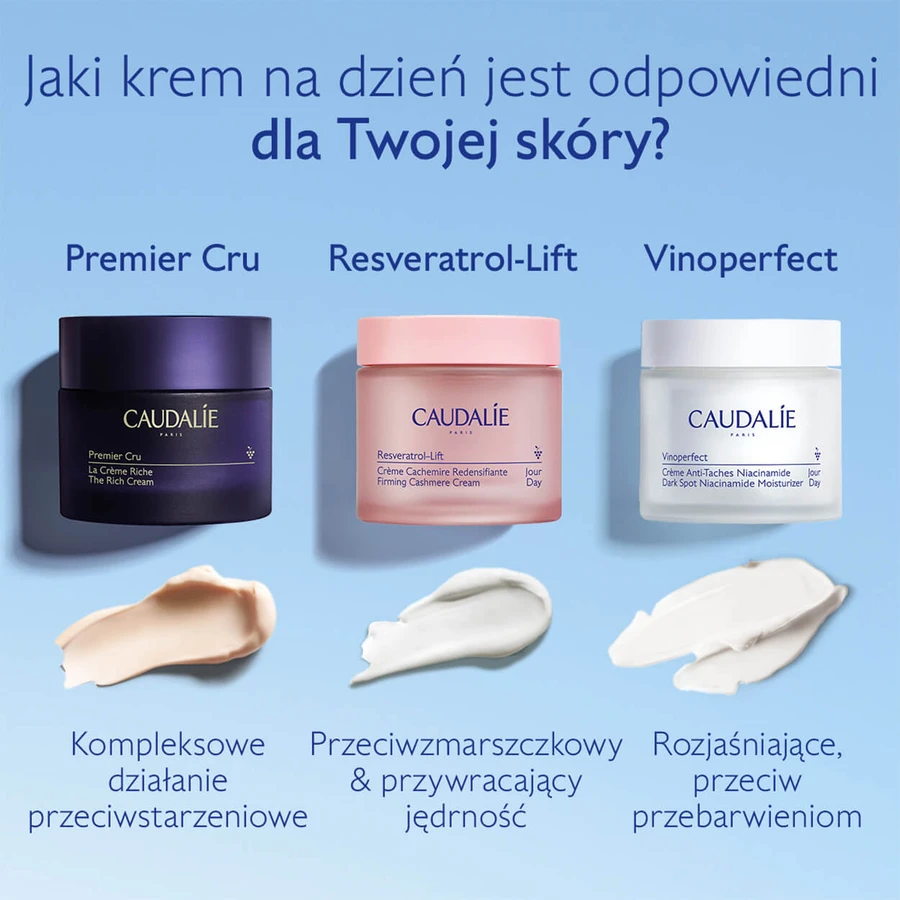 Caudalie Vinoperfect, cream for hyperpigmentation with niacinamide, daytime, 50 ml
