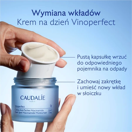 Caudalie Vinoperfect, cream for hyperpigmentation with niacinamide, daytime, 50 ml