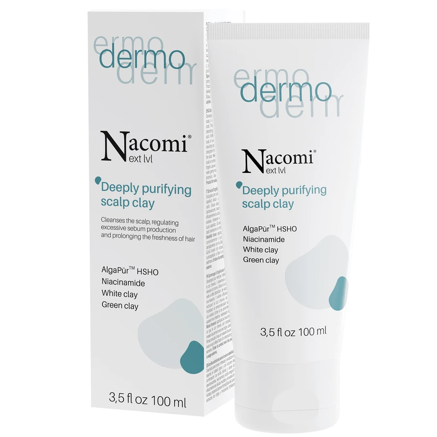 Nacomi Next Level Dermo, scrubbing clay for scalp, 100 ml