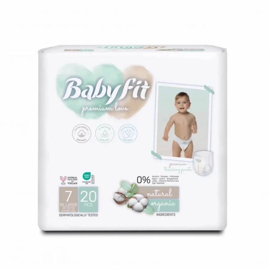Windeln, Nr. 7, 20-30 kg, 20 Stück, Babyfit