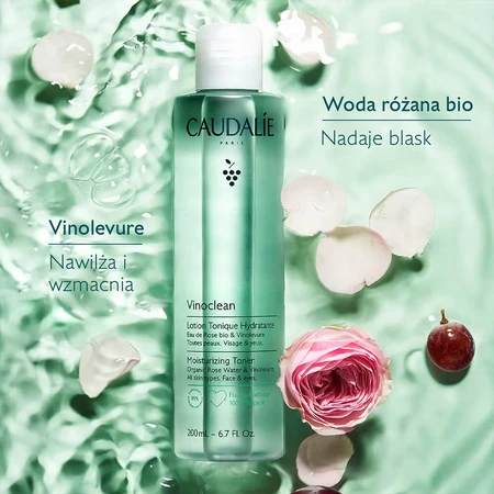 Caudalie Vinoclean, tónico hidratante, 100 ml