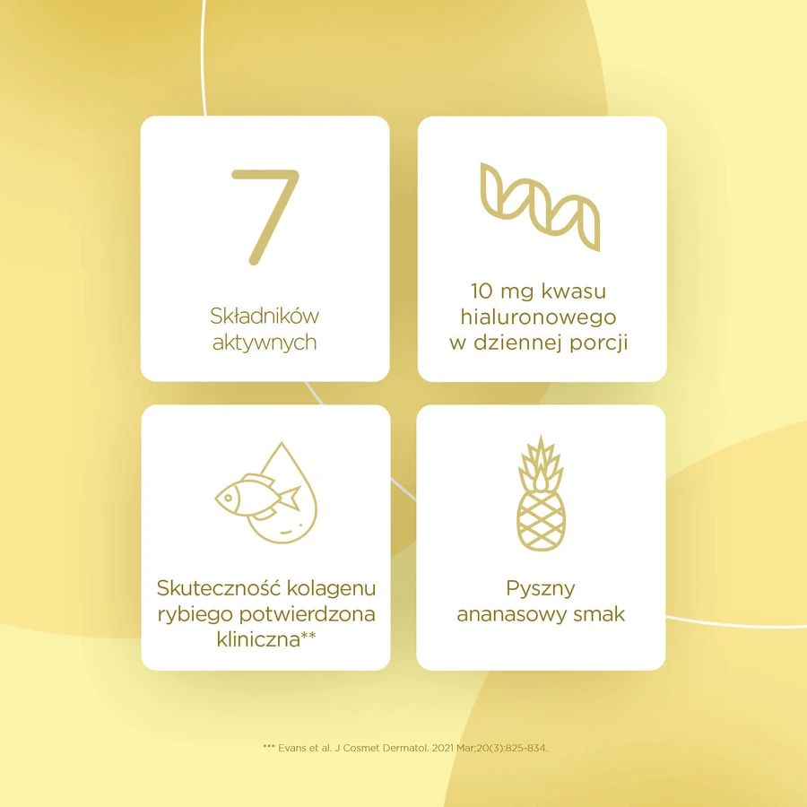Olimp Collagen Shot, sabor piña, 25 ml