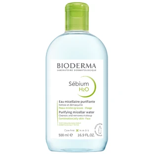 Bioderma Sebium H2O, micellaire lotion voor de vette, gemengde en acnegevoelige huid, 500 ml