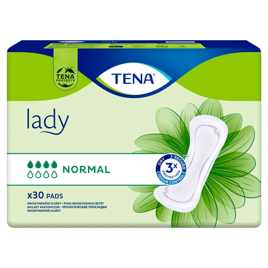 Set Tena Lady, specialistisch maandverband, normaal, 4 x 30 stuks