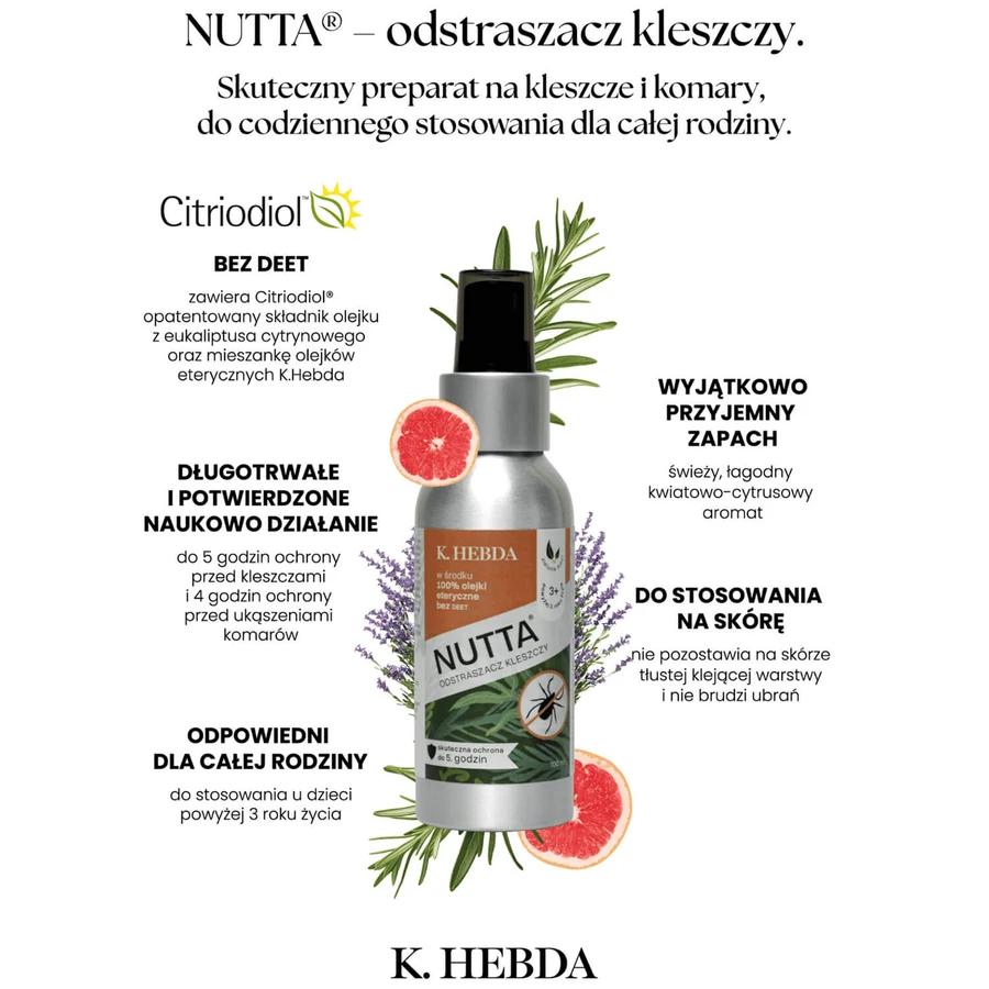 Hebda Nutta, tekenwerend middel, 200 ml