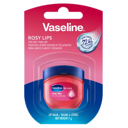 Vaseline Lip Care Rosy Lips, lip balm, 7 g