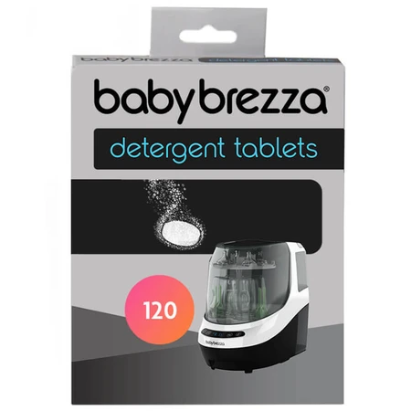 Baby Brezza, pastillas limpiadoras para Lavabiberones Pro, 120 pastillas
