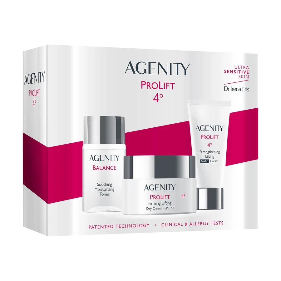 Set Agenity 4° ProLift, day cream, SPF 20, 50 ml + night cream, 25 ml + Balance, moisturizing tonic, 50 ml