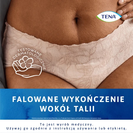 Tena Silhouette Plus Bianco, mutandine assorbenti discrete per donna, taglia M, 12 pezzi