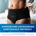 Tena Lady Pants Noir, braguitas absorbentes, talla L, 95-130 cm, Plus, 8 unidades