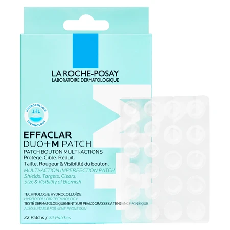 La Roche-Posay Effaclar Duo+M, multifunctional pimple patches, 22 pieces