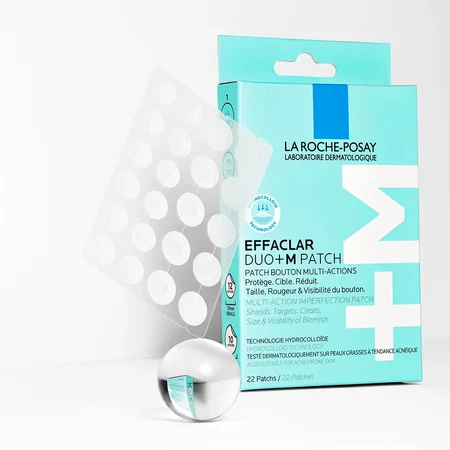La Roche-Posay Effaclar Duo+M, multifunctional pimple patches, 22 pieces