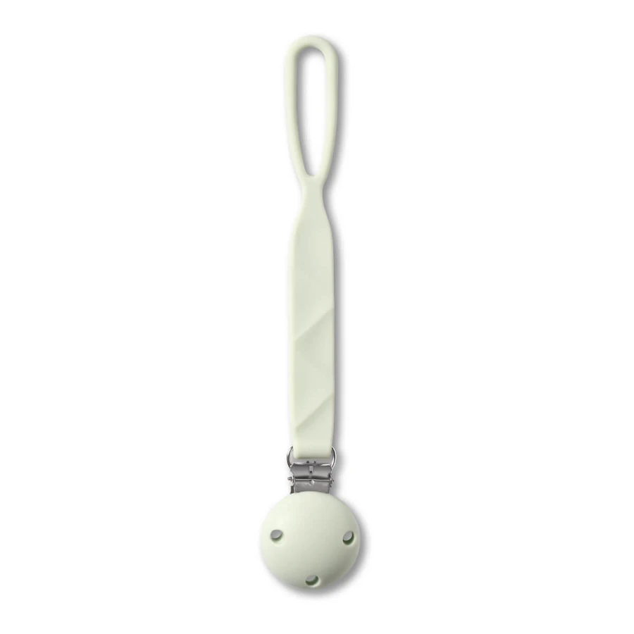 Porte-tétine en silicone, vert, Babyono