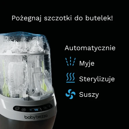 Baby Brezza Bottle Washer Pro, dispozitiv de spălare și sterilizare a biberonului