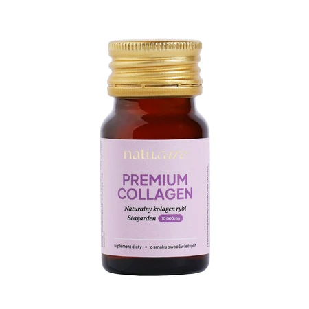 Natu.Care Premium Collageen Shot 10000 mg, bosvruchtensmaak, 30 ml x 15 stuks