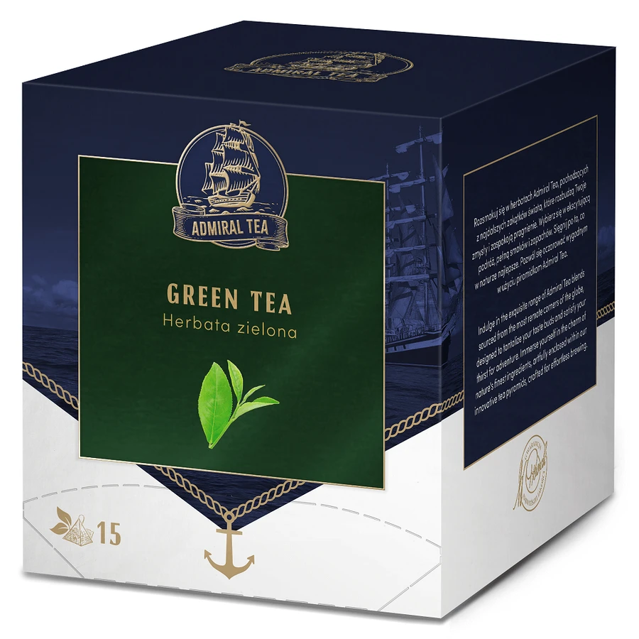 Admiral Tea Green, snelthee, 2 g x 15 builtjes