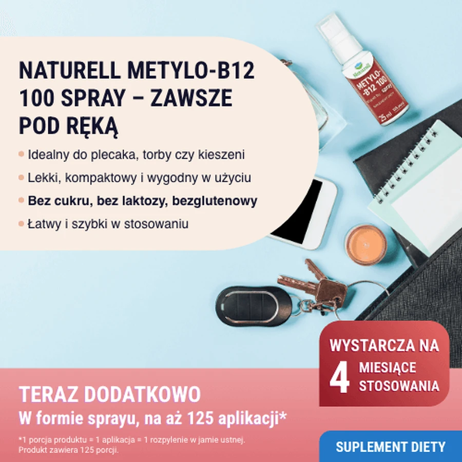 Naturell Methyl B12 100, spray, 25 ml