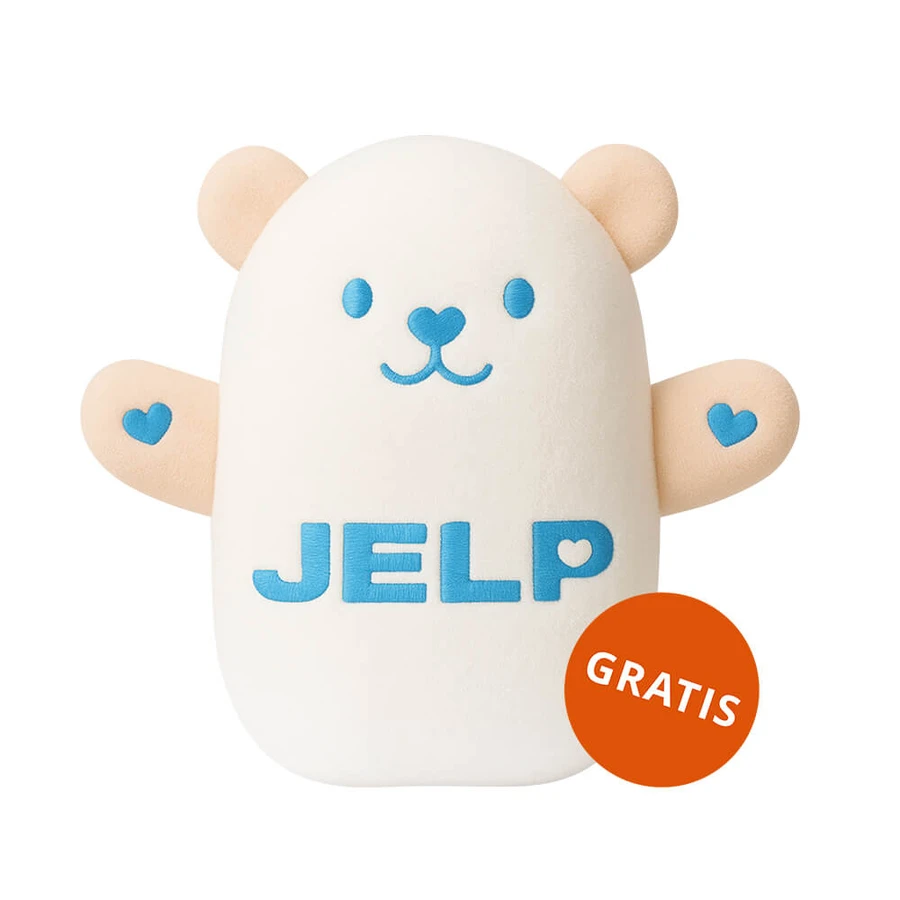 Jelp Hypoallergeen, hypoallergeen waspoeder voor alle doeleinden, 2.1 kg + gratis teddybeer