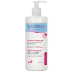 Set Dexeryl, leche corporal nutritiva, 500 ml + crema limpiadora de ducha para bebés, niños y adultos, piel muy seca y atópica, 500 ml