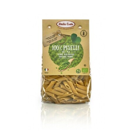 Glutenfreie Bio-Erbsen-Penne-Nudeln, 250 gr, Dalla Costa