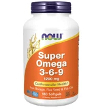 Now Foods Super Omega 3-6-9 1200 mg, 180 cápsulas