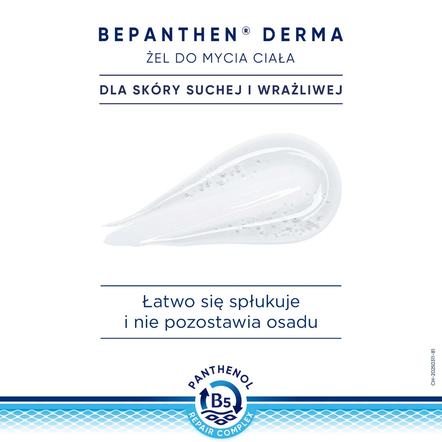 Bepanthen Derma, gel limpiador corporal, 400 ml