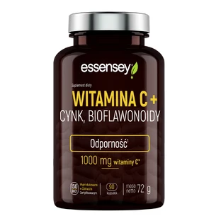 Essensey Vitamin C + Zink, Bioflavonoide, 90 Kapseln