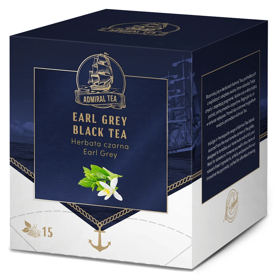 Admiral Tea Earl Grey, black express tea, 2 g x 15 sachets