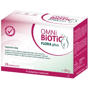OmniBiotic Flora Plus, poeder, 2 g x 28 sachets