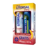 Zdrovit Litorsal Cherry, cherry flavor, 24 effervescent tablets + Zdrovit Magnesium + Vitamin B6, lemon flavor, 24 effervescent tablets free of charge