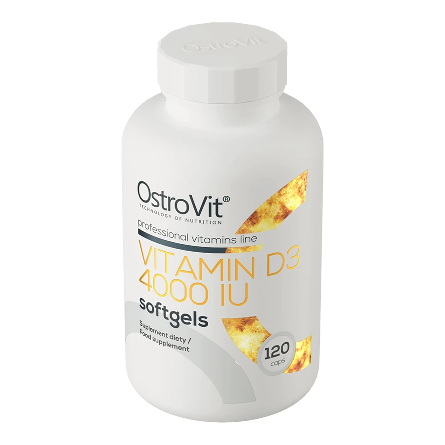 OstroVit Vitamina D3 4000 UI, 120 cápsulas