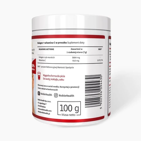 Noble Health Collageen + Vitamine C, 100 g