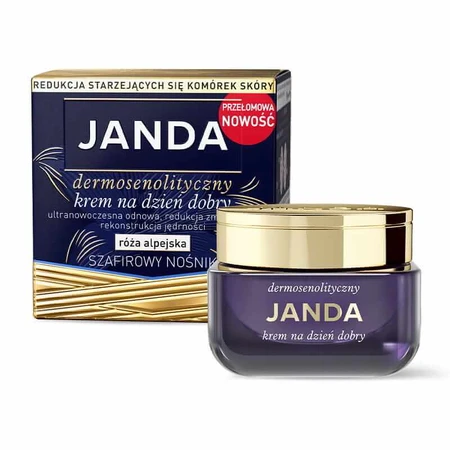 Janda Szafirowy Nośnik, dermosenolityczny krem na dzień dobry, 50 ml: ceny i cechy