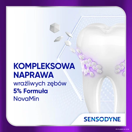 Sensodyne Clinical Repair Active Clean pasta dentífrica para dientes hipersensibles, 75 ml