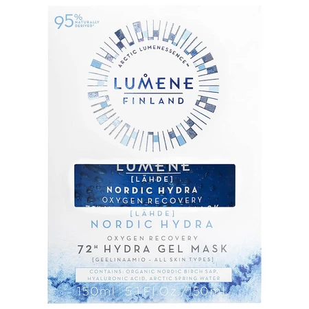 Lumene Nordic Hydra Lahde, 72h oxygenating and moisturizing gel mask, 150ml
