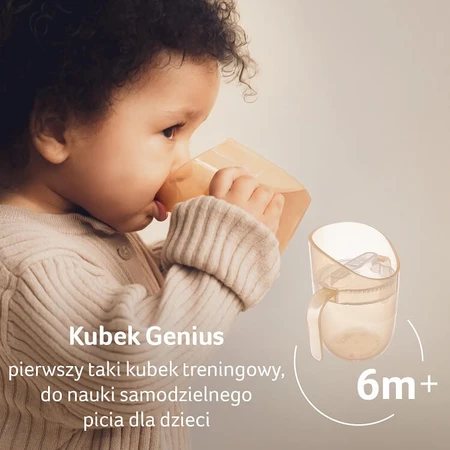Lovi, Genius oefenbeker, nude, 35/368, vanaf 6 maanden, 150 ml