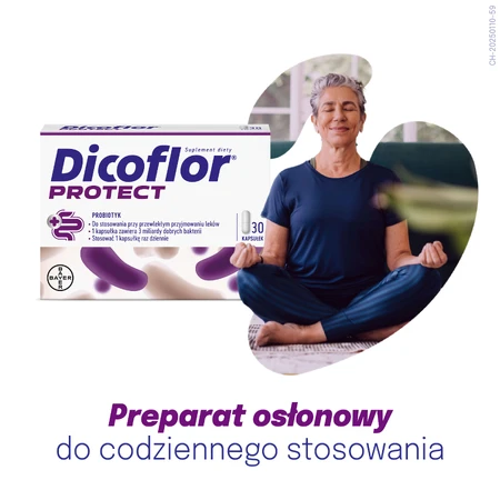 Dicoflor Protect (formerly Dicoflor 3), for children ages 3 and older and adults, 30 capsules