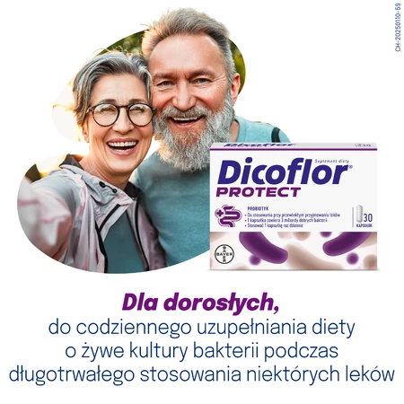 Dicoflor Protect (formerly Dicoflor 3), for children ages 3 and older and adults, 30 capsules