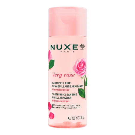 Nuxe My Pink Crush set, masker, 75 ml + micellair water, 100 ml + crème, 15 ml + Or Florale droge olie, 10 ml + make-uptasje